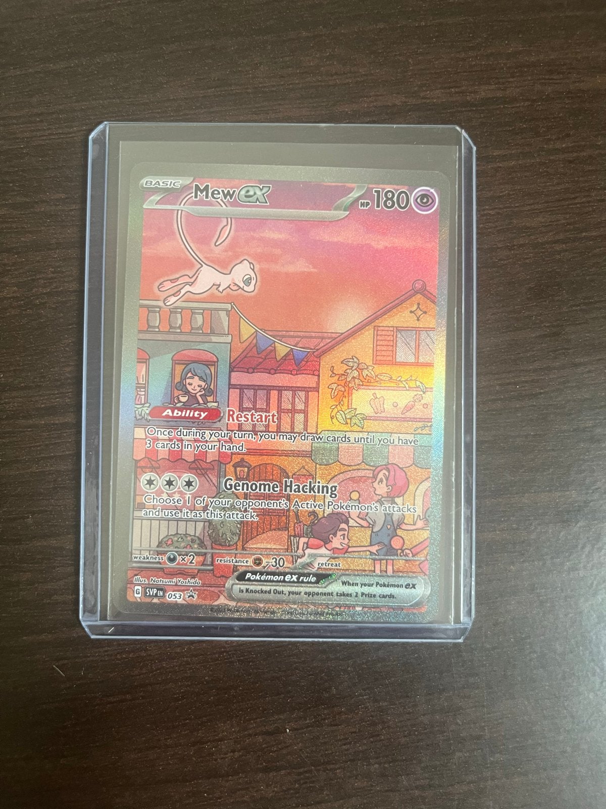 Mew 151 Promo 053 Near Mint Pokémon Kaart, Ophalen of Verzenden, Zo goed als nieuw, Losse kaart, Foil