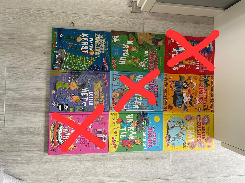 6 zoete zusjes boeken, Ophalen of Verzenden, Gebruikt