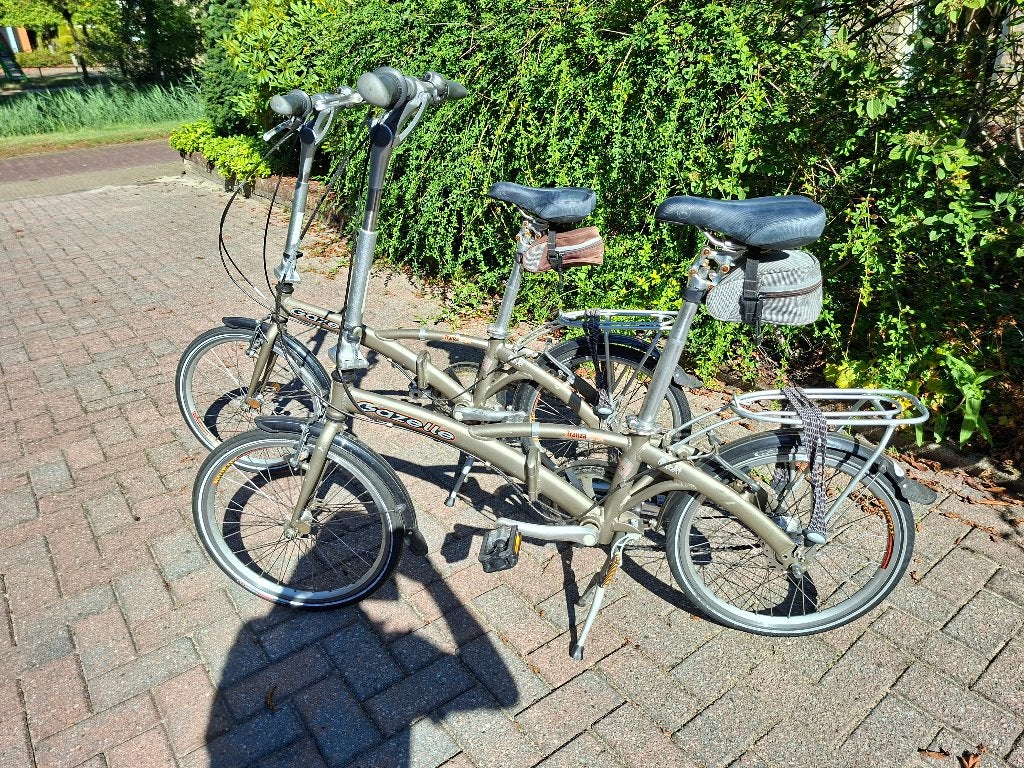 Twee Gazelle vouwfiets Gazelle TranZa Xtra  7 versnellingen, Fietsen en Brommers, Fietsen | Vouwfietsen, Ophalen, Gebruikt, Velgrem