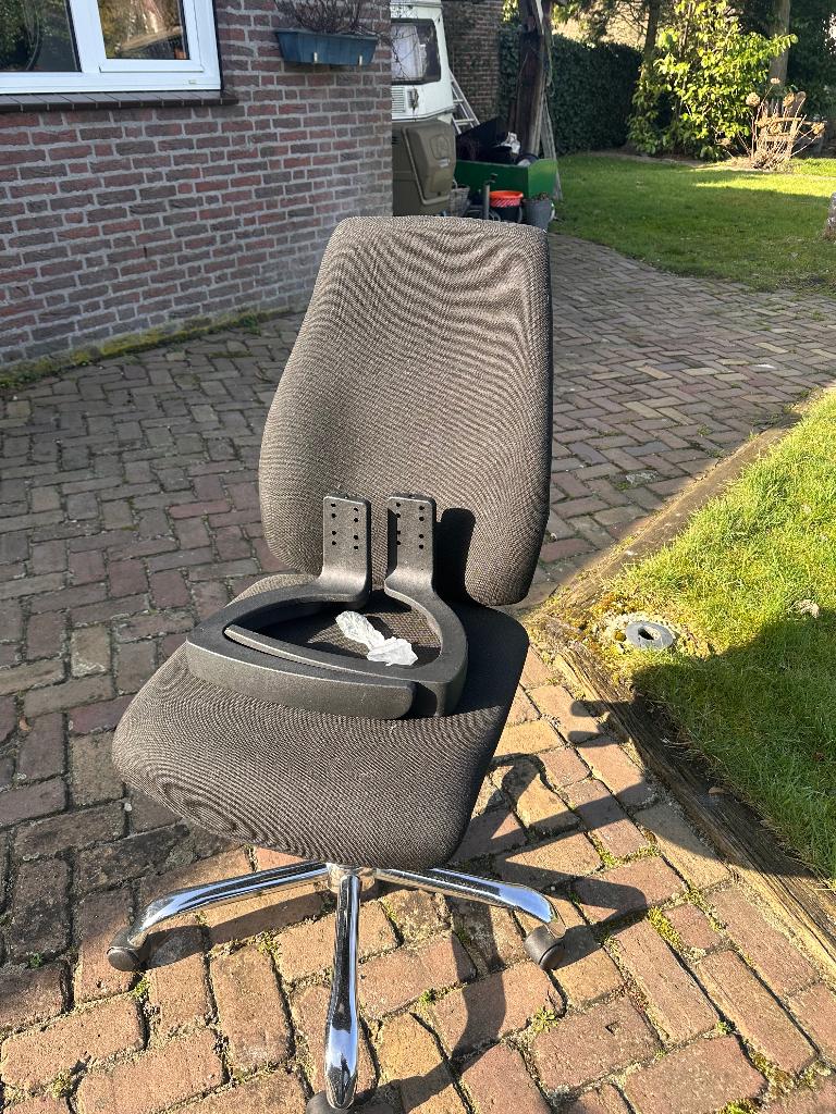 Bureaustoel, Ophalen, Zo goed als nieuw, Zwart, Bureaustoel