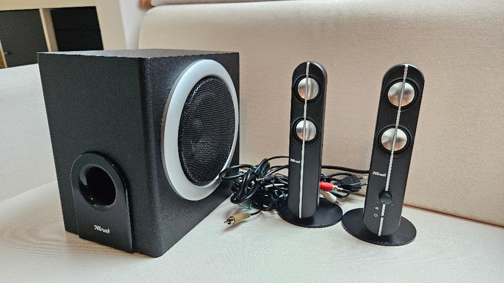 Trust 2.1 Speaker Set voor PC en laptop, Ophalen, Gebruikt, Audiokanaal 2.1, Trust