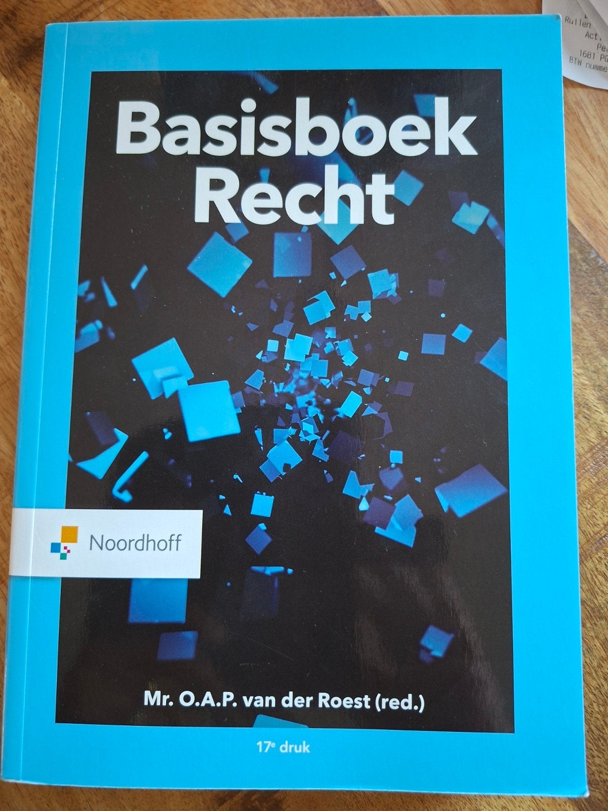 Basisboek Recht HBO Business Studies - 17e druk, Ophalen of Verzenden, Zo goed als nieuw, HBO