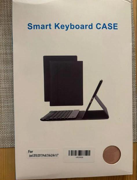 Roze iPad Toetsenbord Hoes met Pencil Houder - Nieuw!, Computers en Software, Tablet-hoezen, 10 inch, IPad 2018/2017/Pro 9.7/Air2/Air 9.7