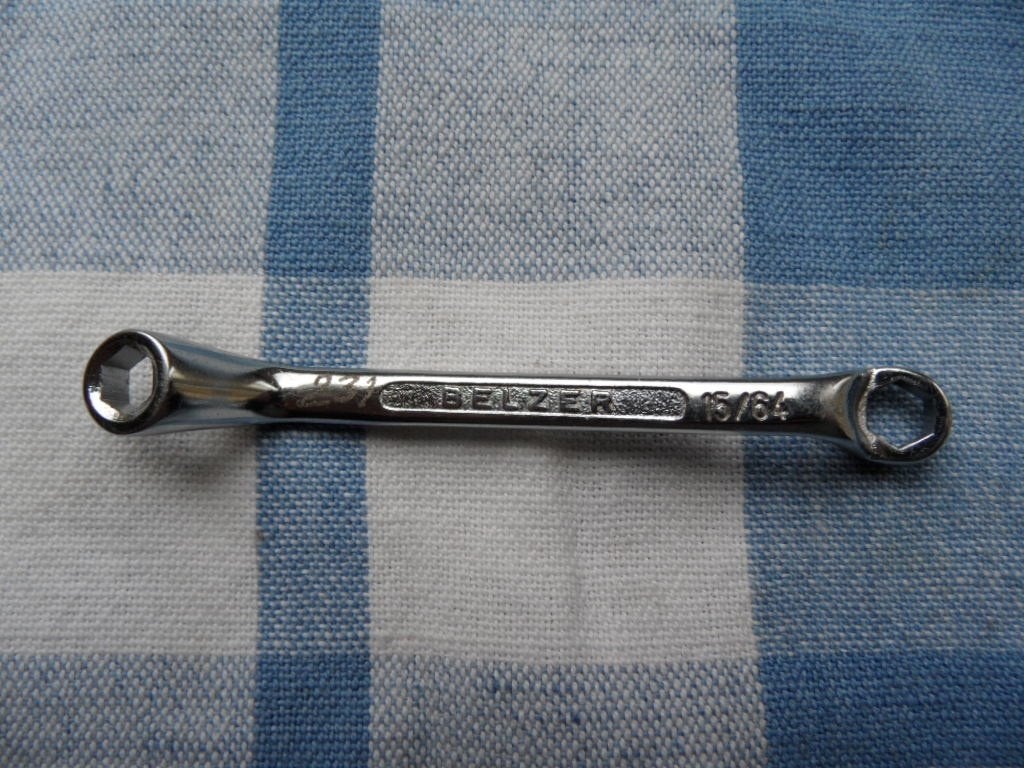 Belzer vanadium extra 7/32 15/64 ringsleutel, Ophalen of Verzenden, Zo goed als nieuw