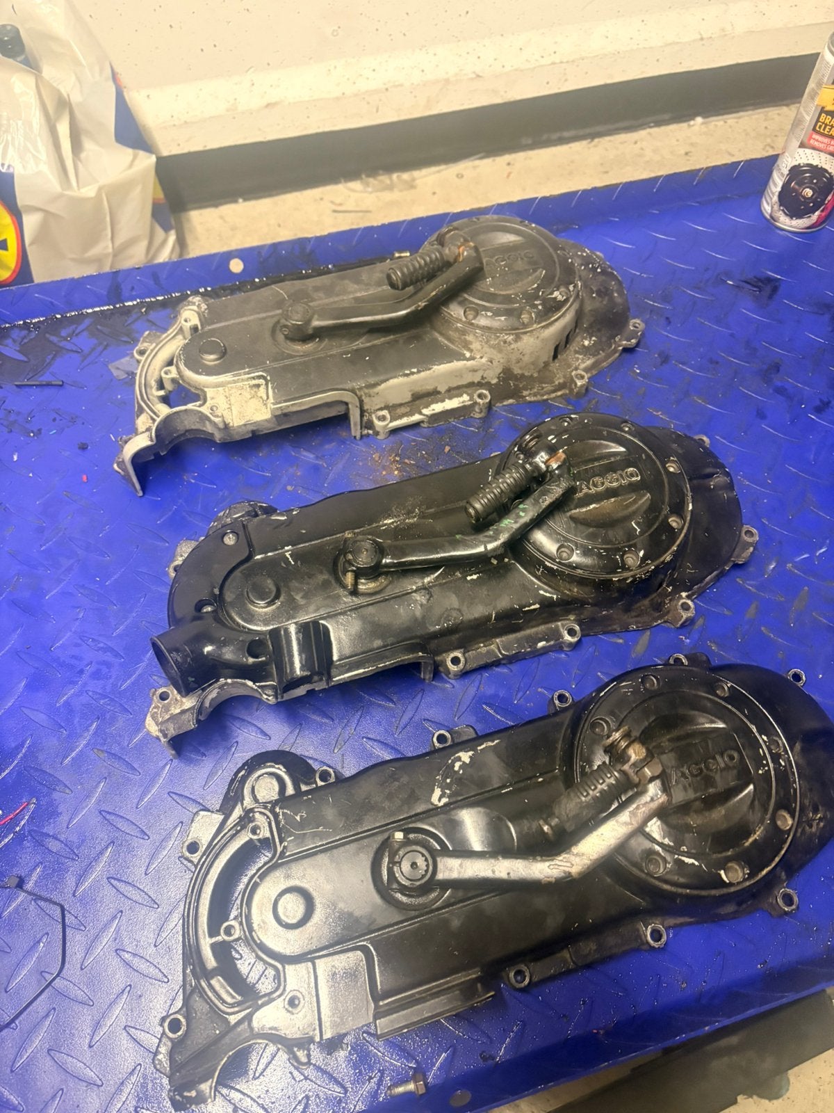 3x zip carterkap, Ophalen