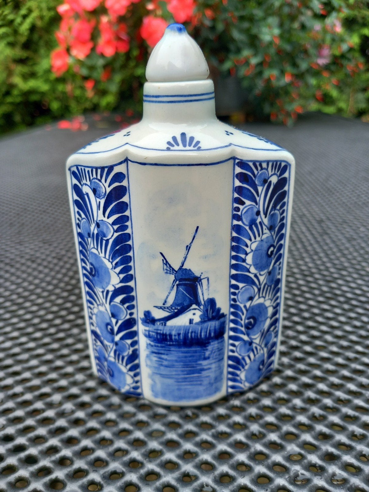 Delfts Blauw Eau de Cologne Flesje - BOLDoot Amsterdam, Antiek en Kunst, Ophalen of Verzenden