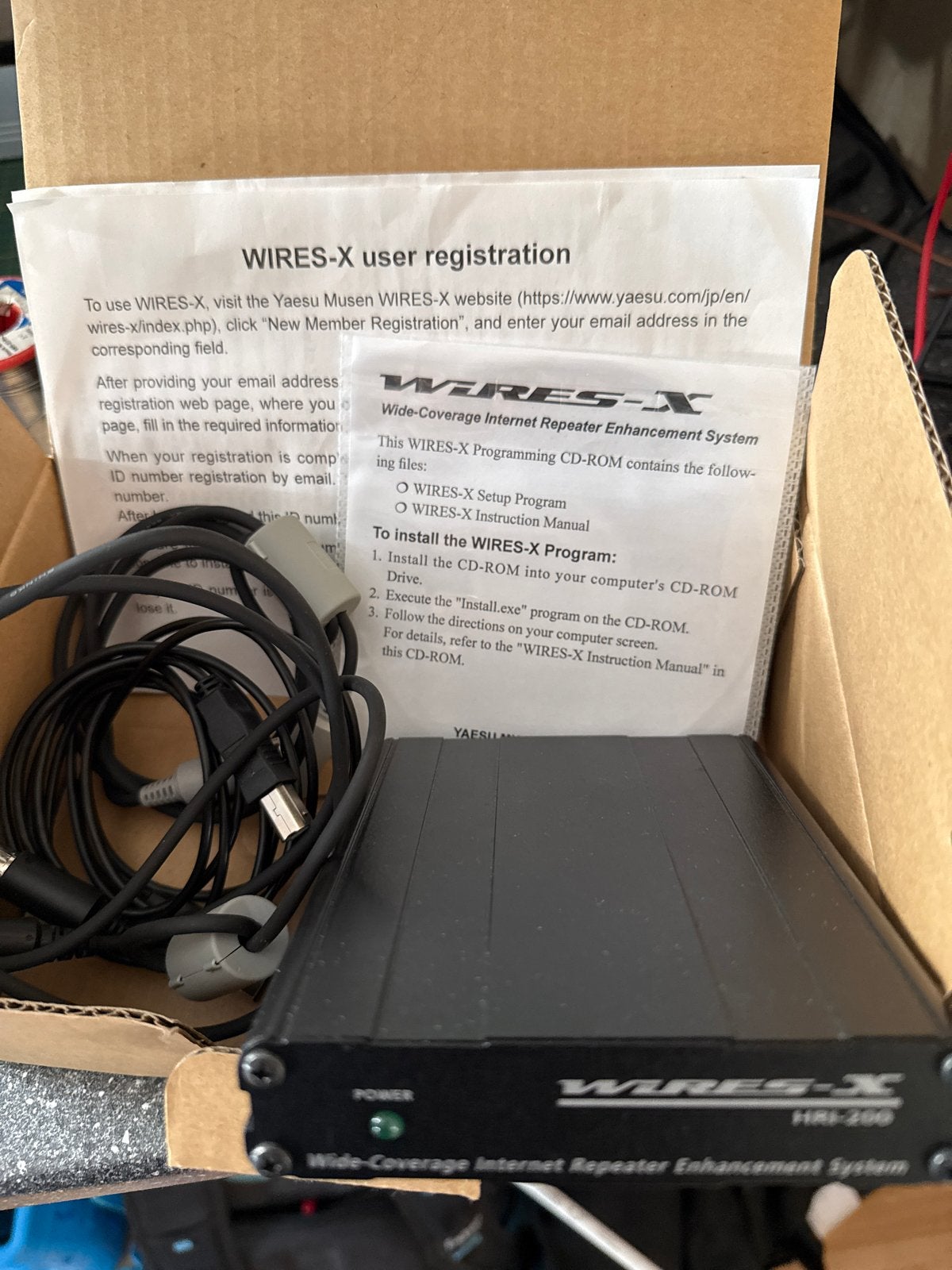 Yaesu HRI-200 Wires-X Interface Box, Ophalen of Verzenden, Zo goed als nieuw, Zender en Ontvanger