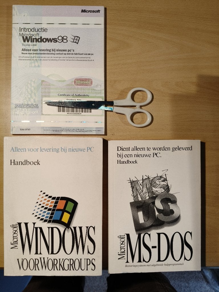 MS Windows 98, Windows for Workgroups & MS-DOS Handboeken, Ophalen, Besturingssystemen, Nieuw, Microsoft