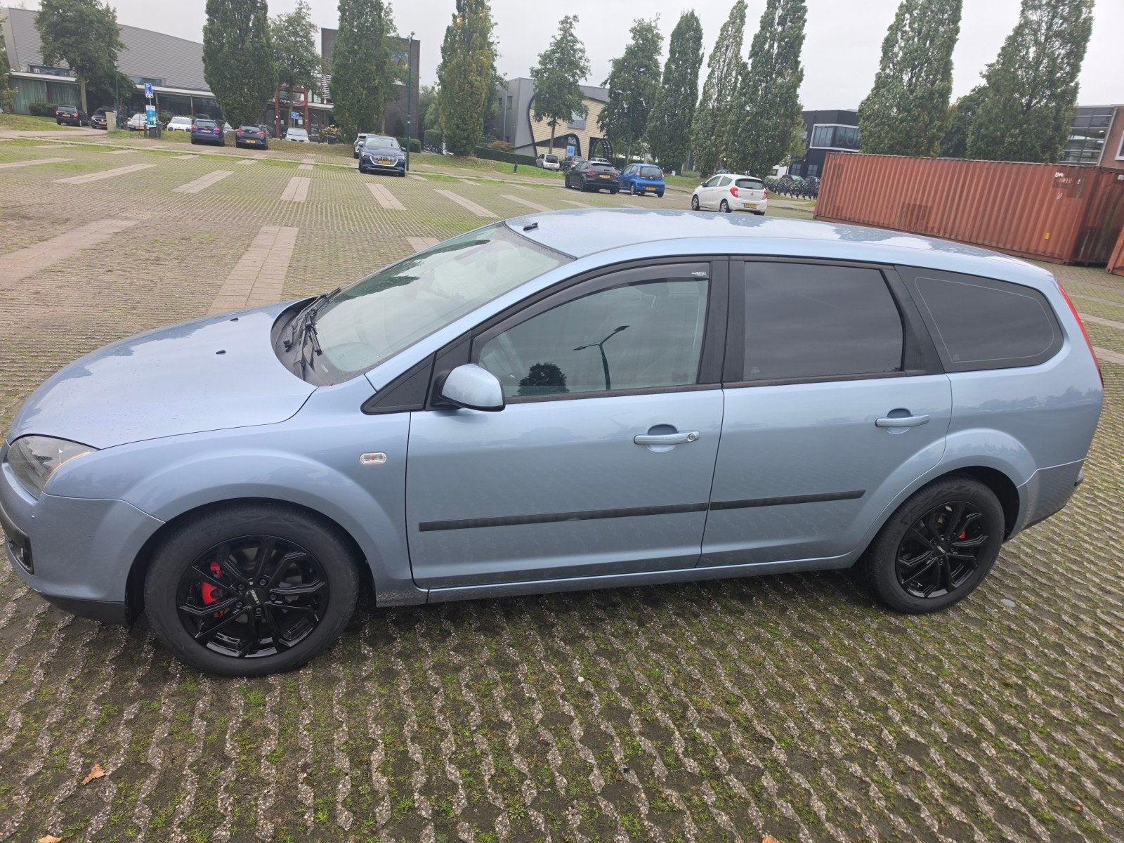 Ford Focus 1.6 74KW Wagon AUT 2005 Blauw, 1596 cc, 4 cilinders, Blauw, 100 pk