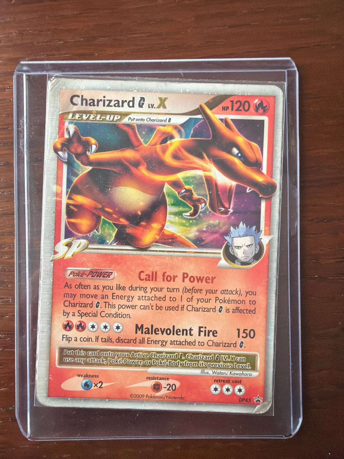 Charizard G LV.X Pokémon Kaart - DP45, Hobby en Vrije tijd, Verzamelkaartspellen | Pokémon, Ophalen of Verzenden, Gebruikt, Losse kaart