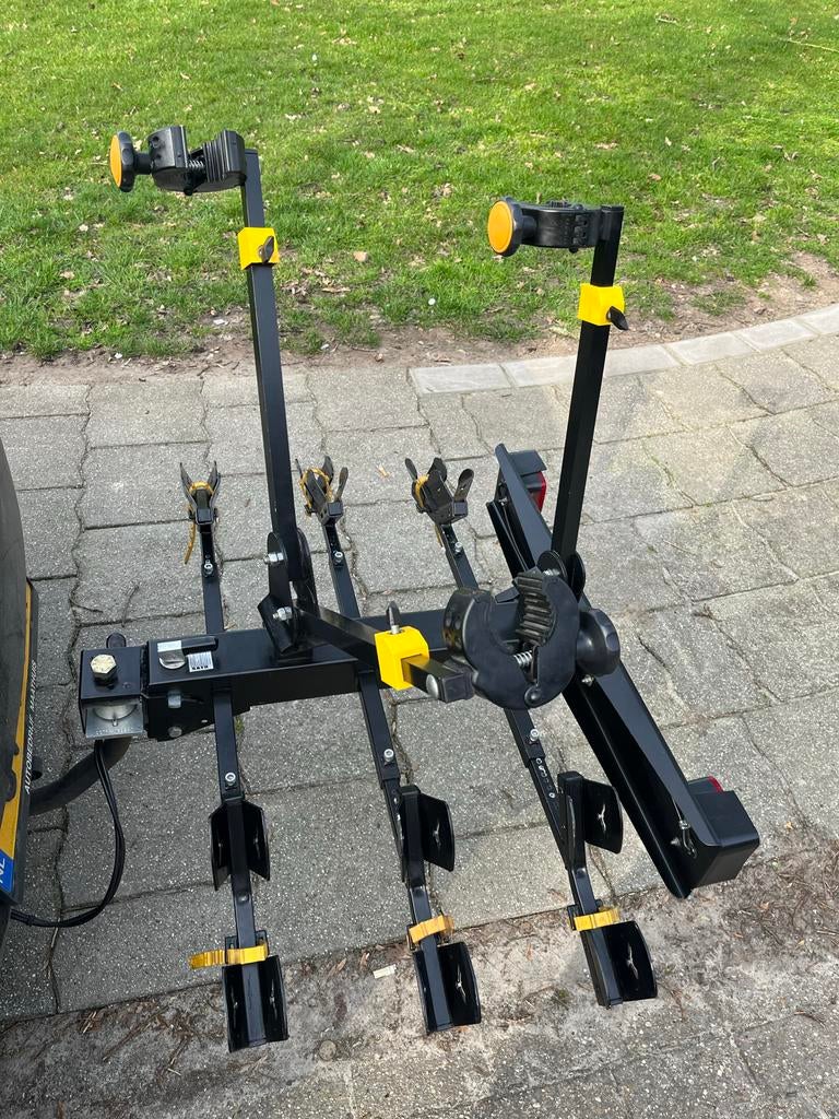 Spinder Hawk trekhaak fietsendrager voor 3 fietsen, Auto diversen, Ophalen, 3 fietsen of meer, Zo goed als nieuw, Trekhaakdrager