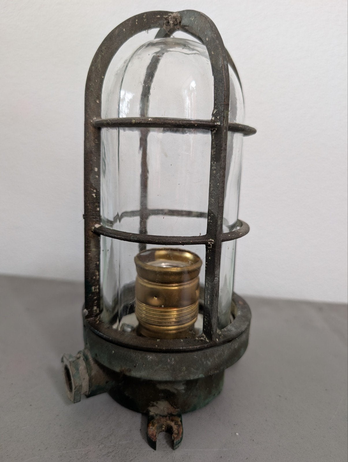 Authentieke Vintage Scheepslamp/Kooilamp Industria Rotterdam, Ophalen