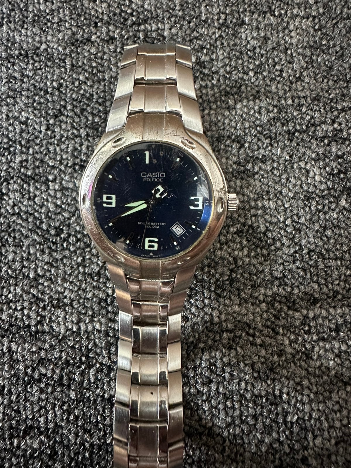 Horloge quartz Casio, Sieraden, Tassen en Uiterlijk, Horloges | Heren, Gebruikt, Staal, Polshorloge, Ophalen of Verzenden