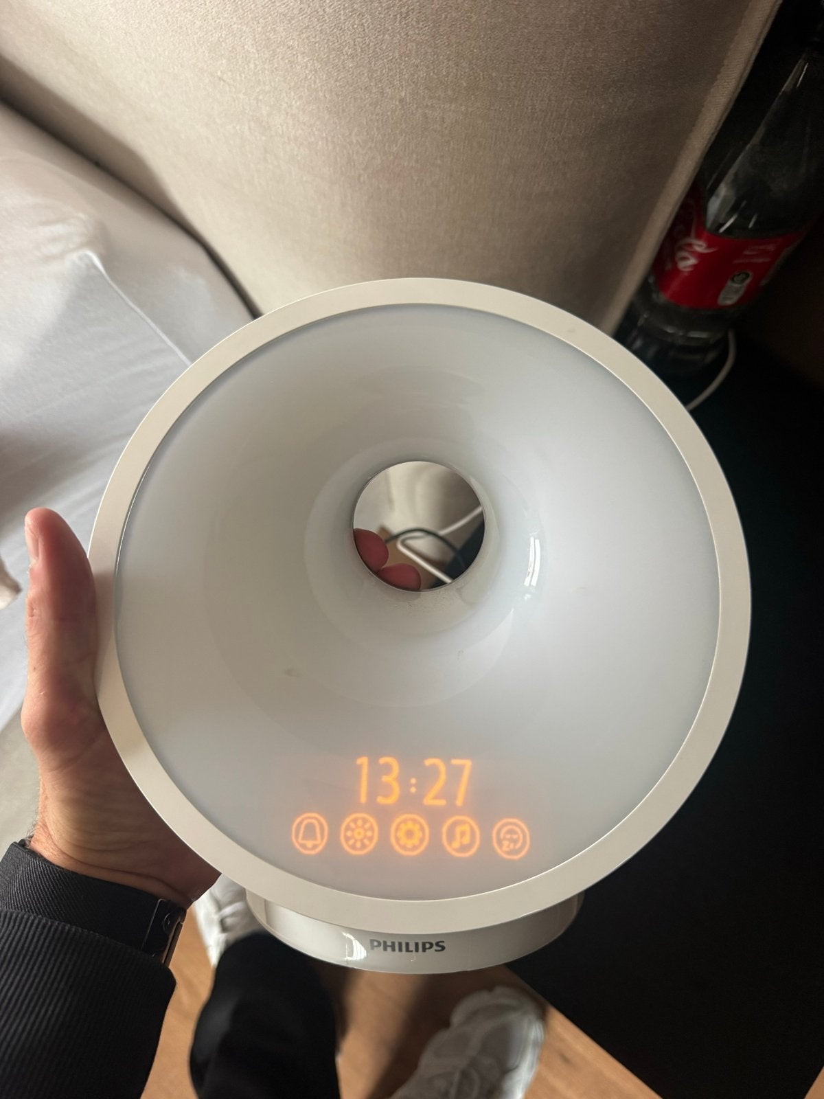 Philips Wake-up Light HF3654, Ophalen of Verzenden, Zo goed als nieuw, Digitaal