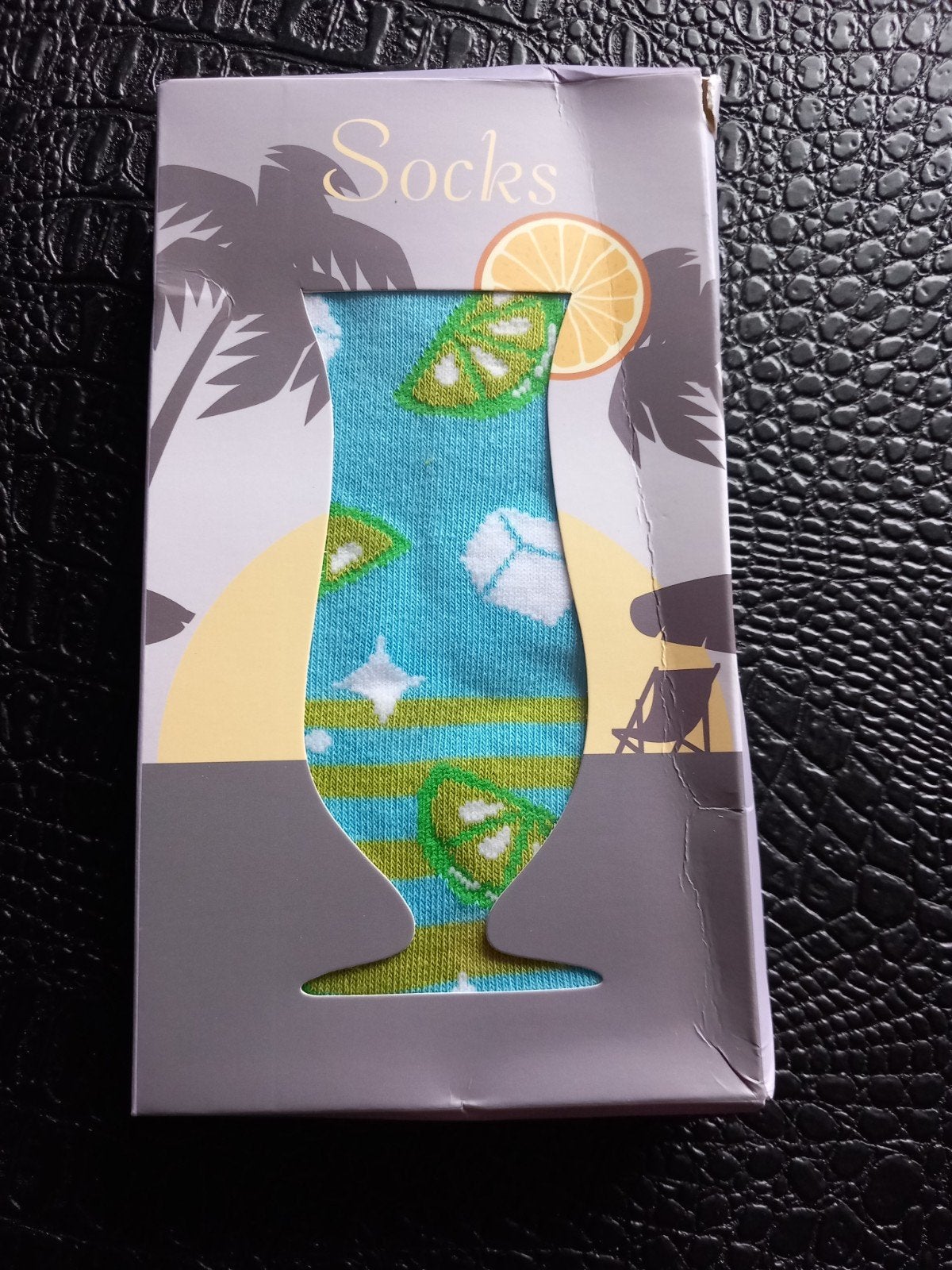 2+1 GRATIS Fun sokken 'cocktail', Sokken en Kniesokken, Overige kleuren, Maat 35 t/m 38, Nieuw