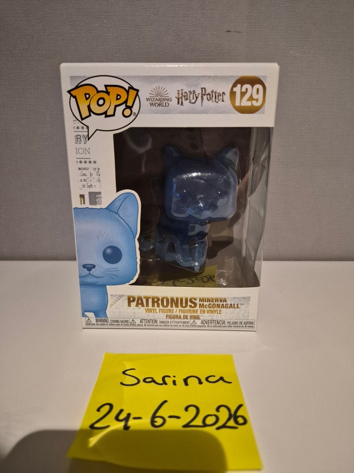 Harry potter funko pop patronus minerva mcgonagall 129, Verzamelen, Verzenden, Zo goed als nieuw