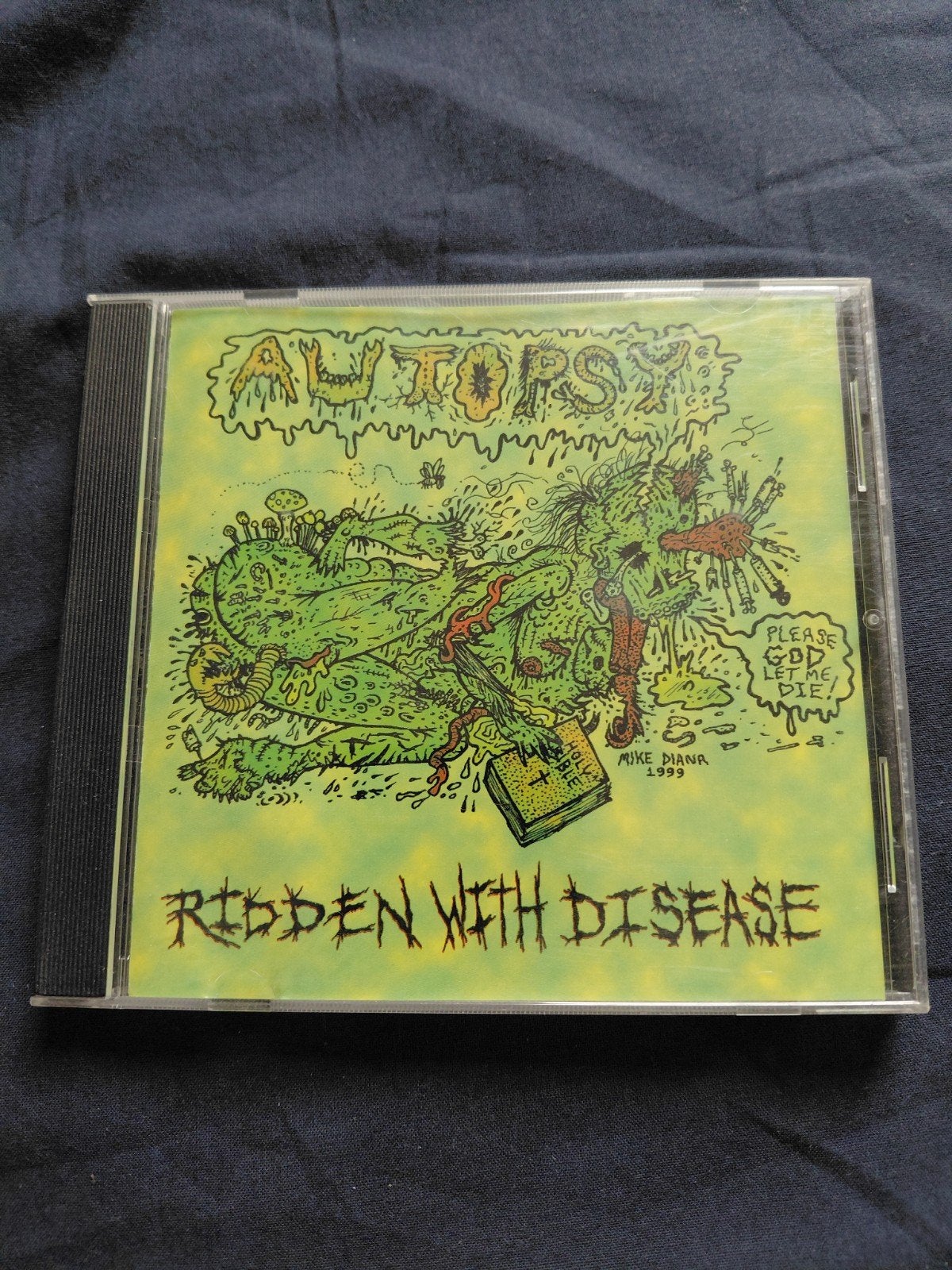 Autopsy - Ridden With Disease CD (Death Metal), Zo goed als nieuw, Inclusief doosje, Album, Death metal