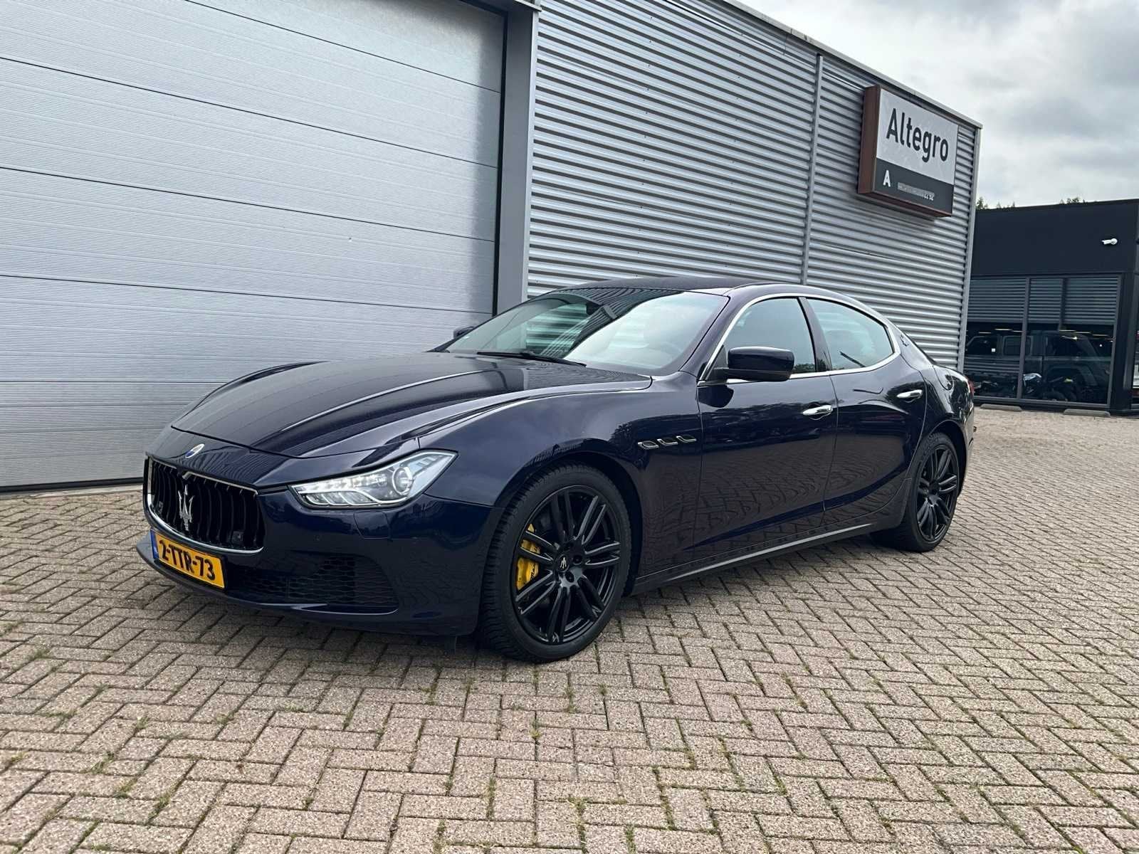 2014 Maserati Ghibli 3.0 V6 D Personenauto, Auto's, Euro 5, Achterwielaandrijving, Gebruikt, Blauw
