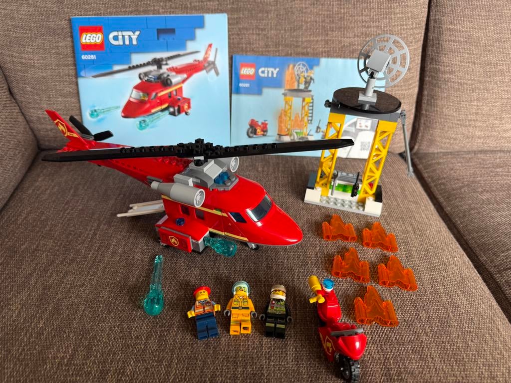 Lego City 60281 Reddingshelikopter, Ophalen of Verzenden, Zo goed als nieuw