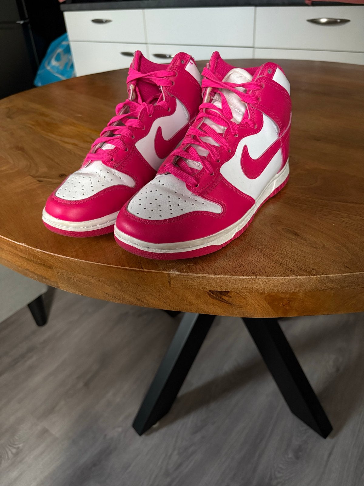 Nike Dunk High Pink Prime (DD1869-110) - Maat 35,5, Ophalen of Verzenden, Sneakers of Gympen, Roze, Gedragen