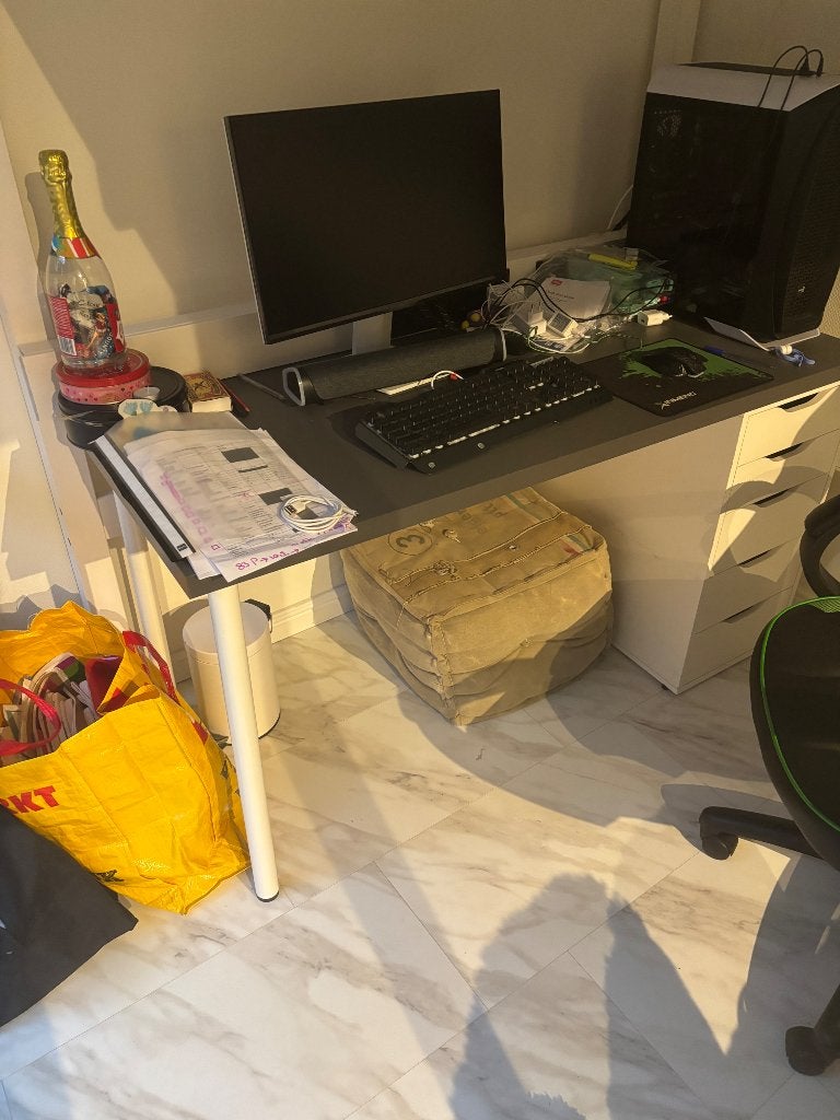 Bureau, Ophalen, Gebruikt, Hout, IKEA