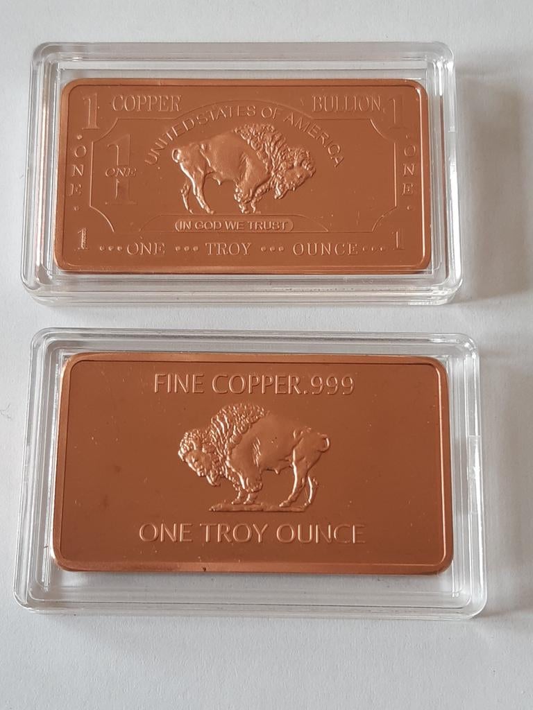 1 copper bullion buffalo usa kk f.17.11, Ophalen, Noord-Amerika