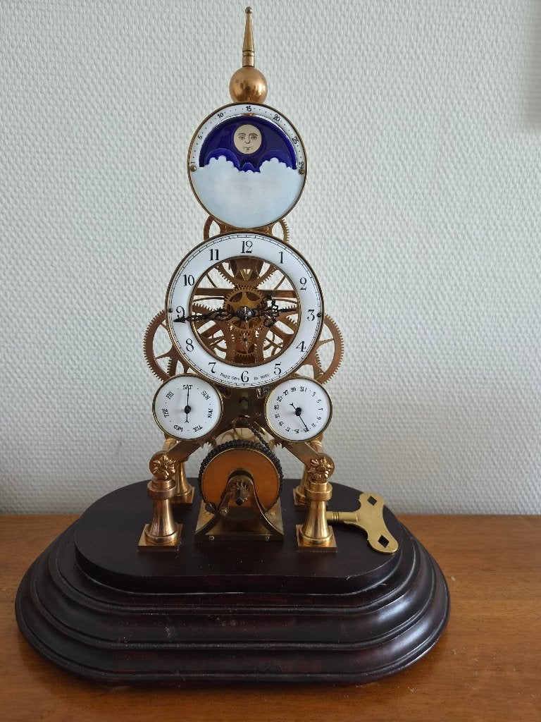 Stolpklok in uitmuntende staat., Antiek en Kunst, Ophalen