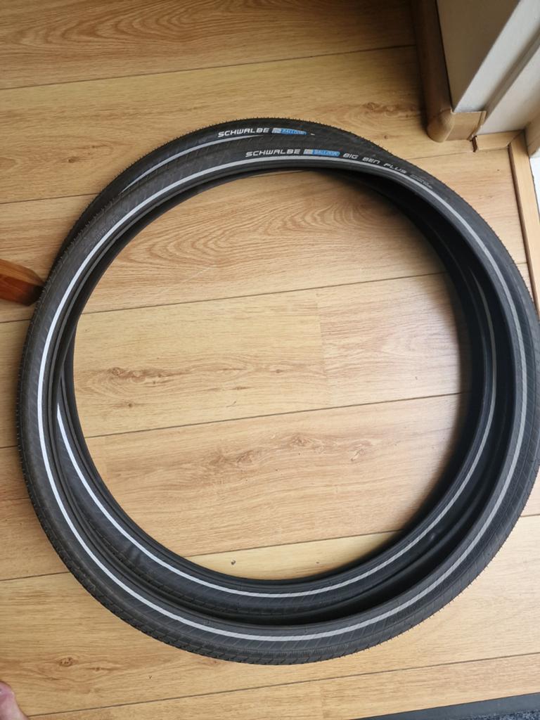 2× Schwalbe Big Ben Plus (28x2.00) en 2x Performance 28x215, Ophalen of Verzenden, Gebruikt, Overige merken