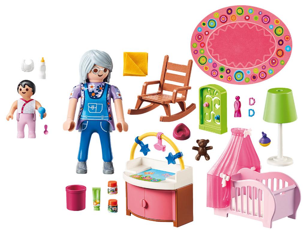 PLAYMOBIL 70210 Dollhouse Babbykamer 43 delig, Ophalen of Verzenden, Nieuw, Complete set