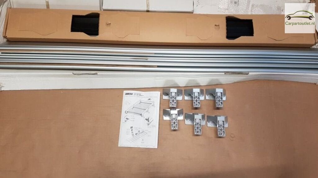 Dakdragers origineel imperiaal Set kofferbak 4 stangen Fiat, -, -, Nieuw, Ophalen of Verzenden