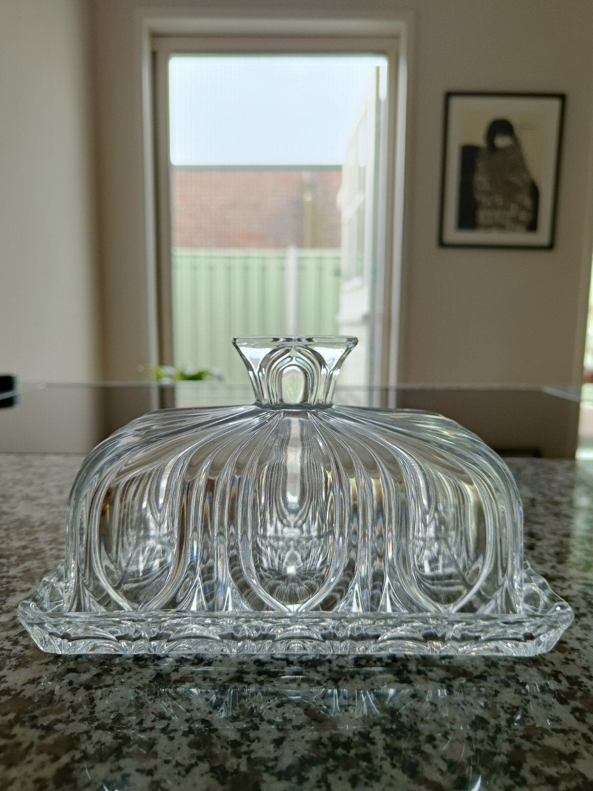Kaasstolp glas vintage, Huis en Inrichting, Woonaccessoires | Stolpen, Ophalen