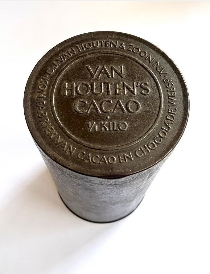 Groot Van Houten's Cacao 1 kilo blik van Houten & Zn Weesp, Ophalen of Verzenden, Gebruikt, Overige, Overige merken
