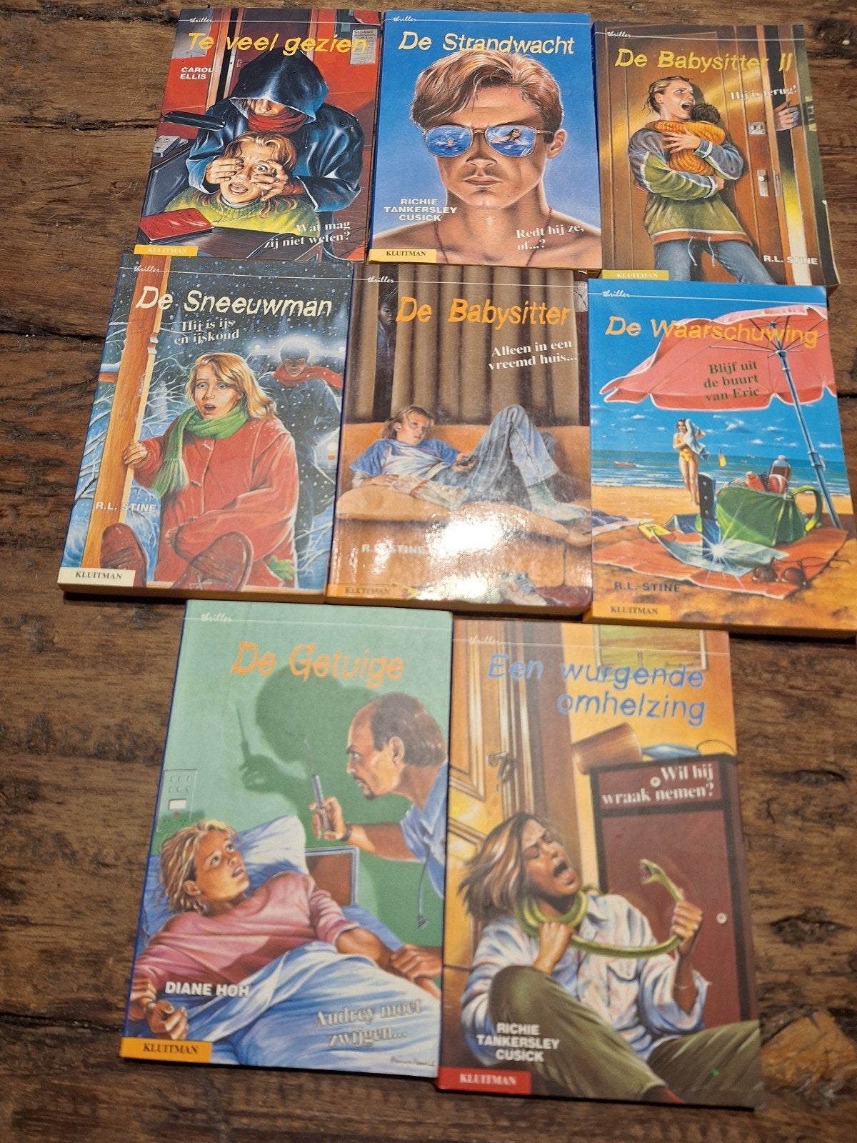 Spannende Jeugdthrillers - 8-delige Collectie, Ophalen of Verzenden, Gelezen, Diverse auteurs, waaronder R.L. Stine