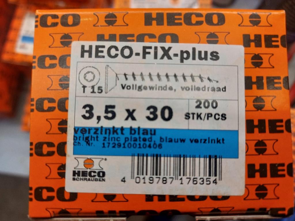 hecofix schroeven div maten, Ophalen, Xx, Schroeven, Xx