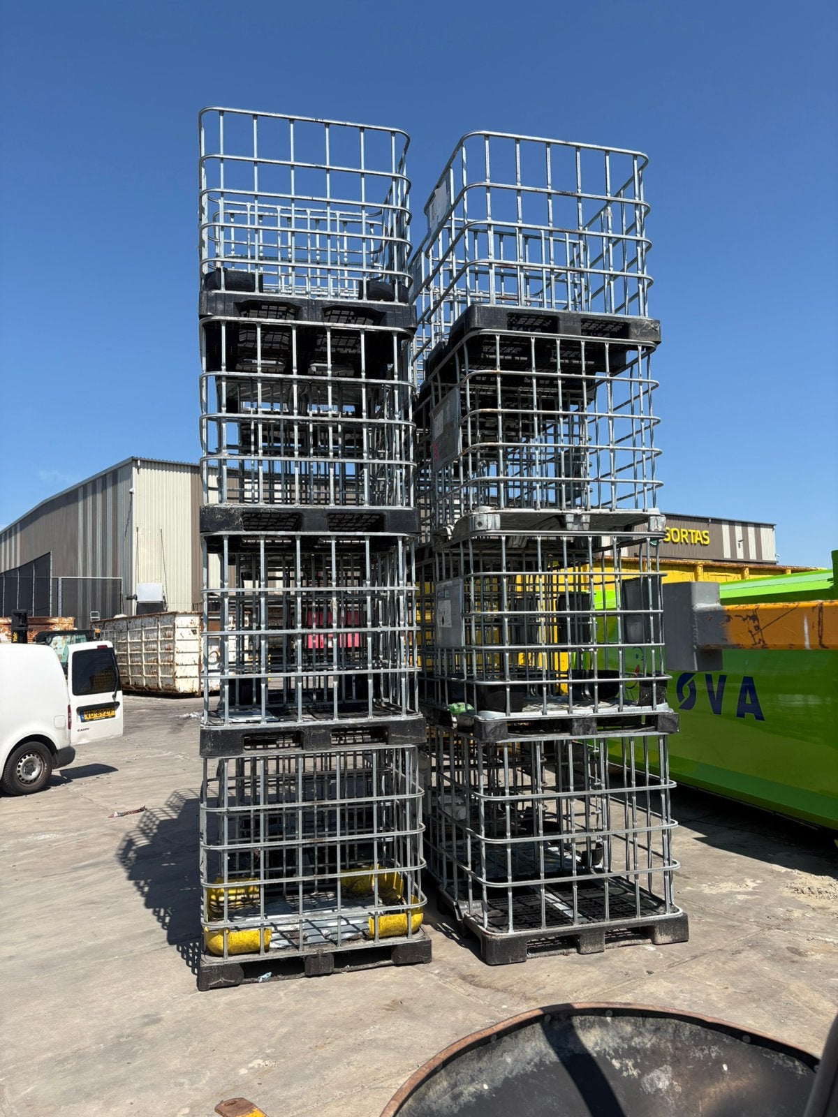 IBC kratten, Ophalen
