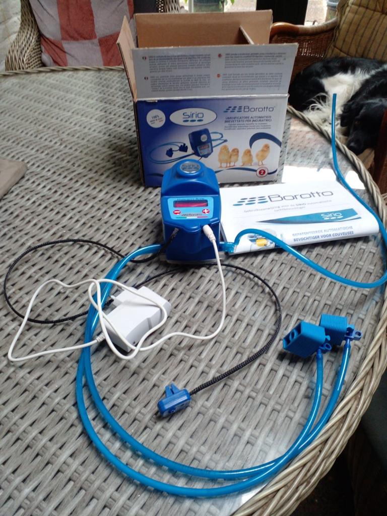 Borotto Sirio vochtpomp broedmachine, Ophalen of Verzenden, Zo goed als nieuw, Overige typen