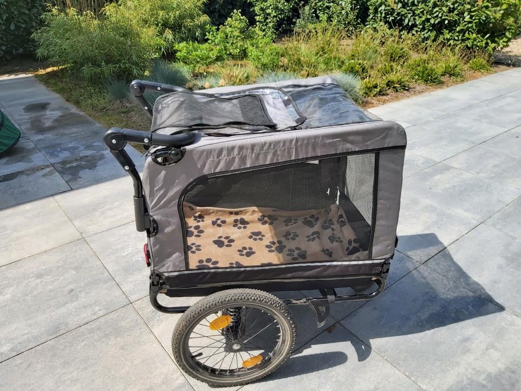 Hondenfietskar, ook te gebruiken als wandelwagen, Fietsen en Brommers, Fietsaccessoires | Aanhangers en Karren, Ophalen, Zo goed als nieuw