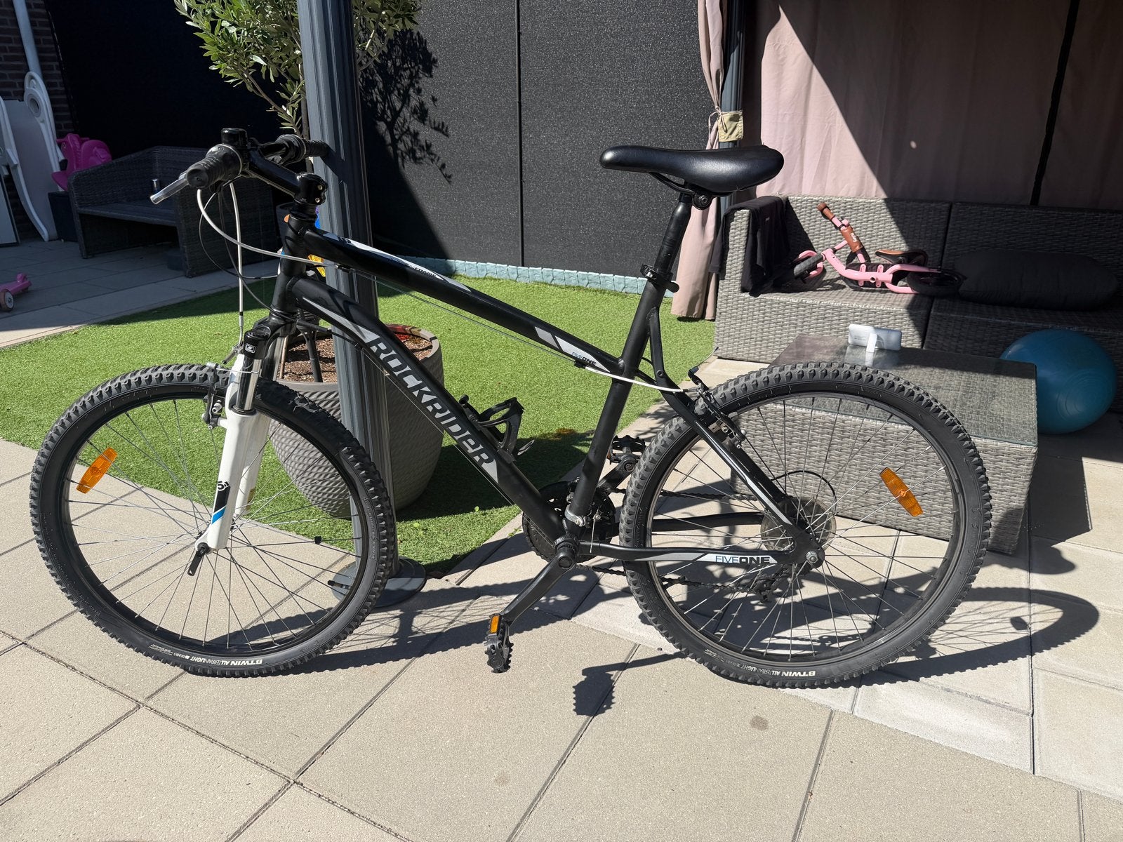 Rockrider 5.1 mountainbike, Minder dan 10 versnellingen, Zo goed als nieuw, Schijfrem, 53 tot 57 cm