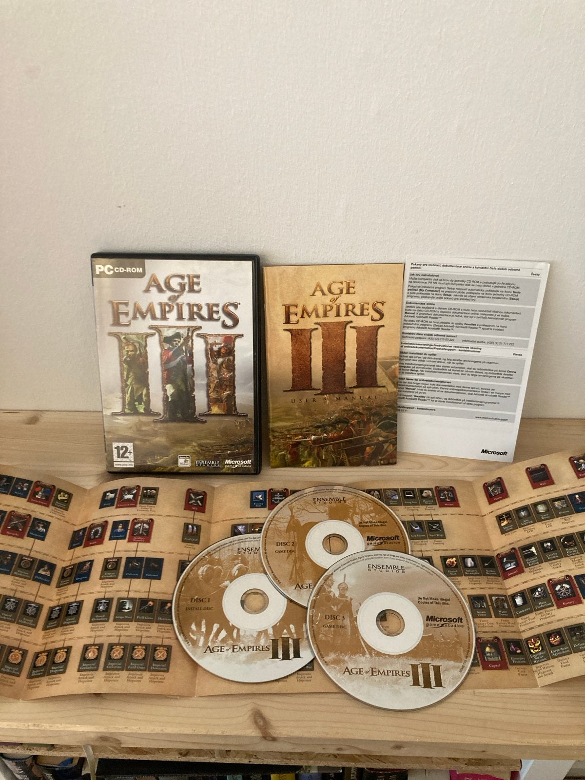 Age of Empires III PC CD-ROM - Strategie Game, Online, Gebruikt, 1 speler, Ophalen of Verzenden