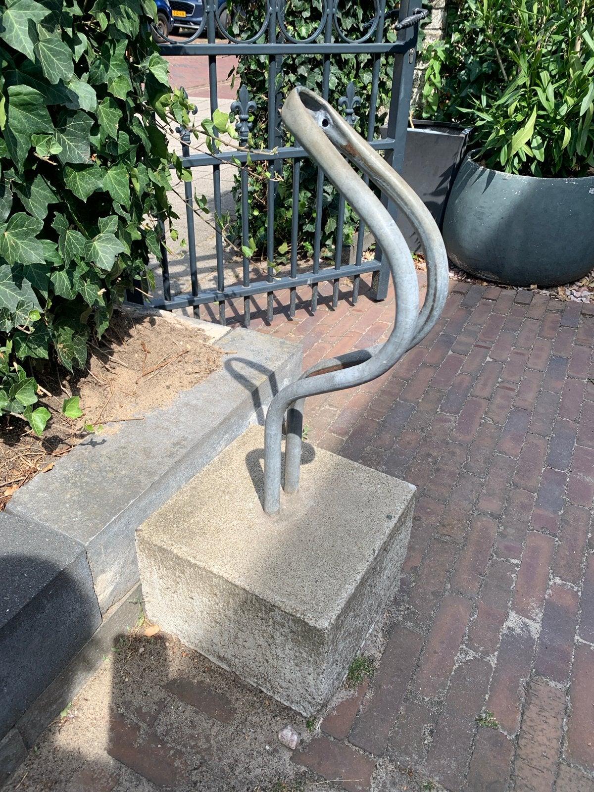 Robuust Fietsenrek voor 1 Fiets - Ingraafmodel, Ophalen, Gebruikt