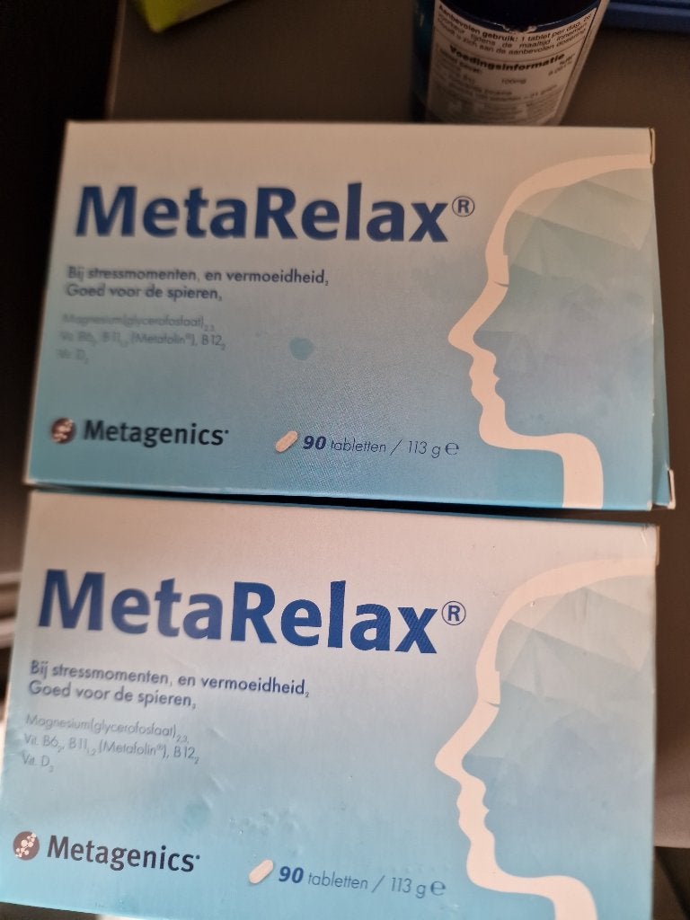 Supplementen ontspanning MetaRelax, L-Theanine, Ashwagandha, Ophalen of Verzenden, Nieuw, Overige typen