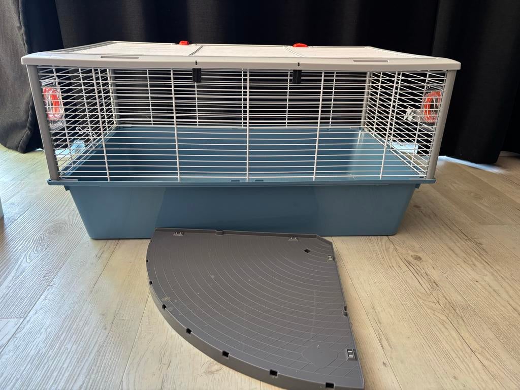 Hamsterhok met veel attributen, Gebruikt, Muis, Hok, 75 tot 110 cm