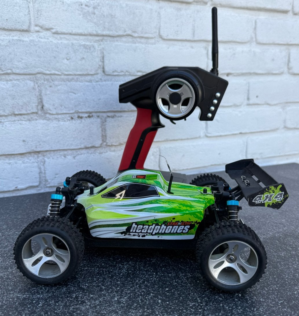 WL Toys 959b RC buggy brushed motor RTR + extra onderdelen, Elektro, Gebruikt, Auto offroad, Ophalen of Verzenden