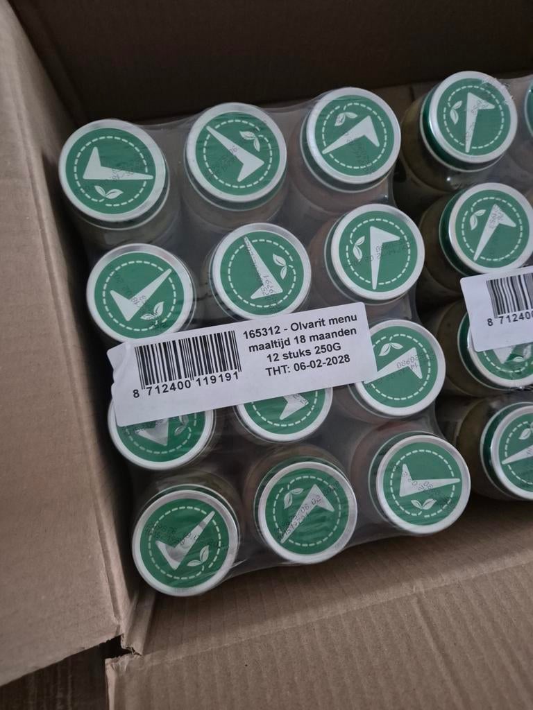 Olvarit babyvoeding 23x 3 smaken 18+ maanden, Ophalen, Nieuw, Overige typen