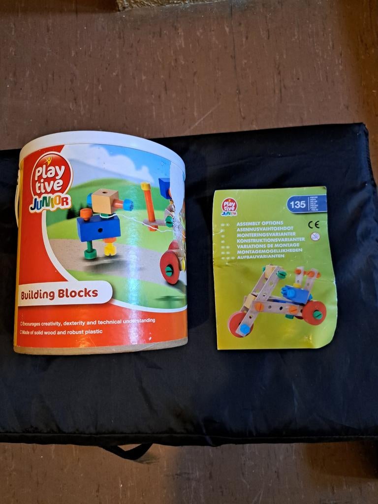 PLAY TIVE JUNIOR CONSTRUCTIE MATERIAAL., Kinderen en Baby's, Ophalen of Verzenden