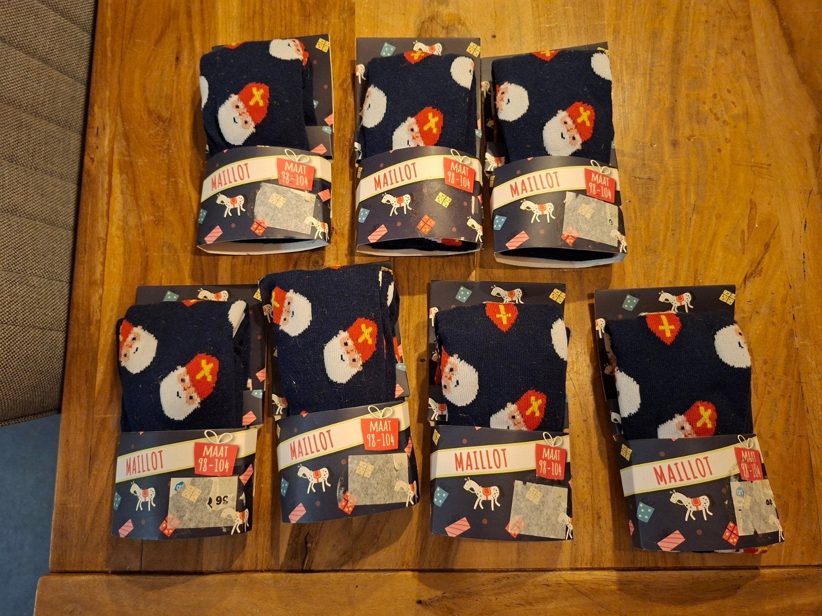 maillot 98/104 sinterklaas nieuw 7 stuks, Ophalen of Verzenden, Nieuw