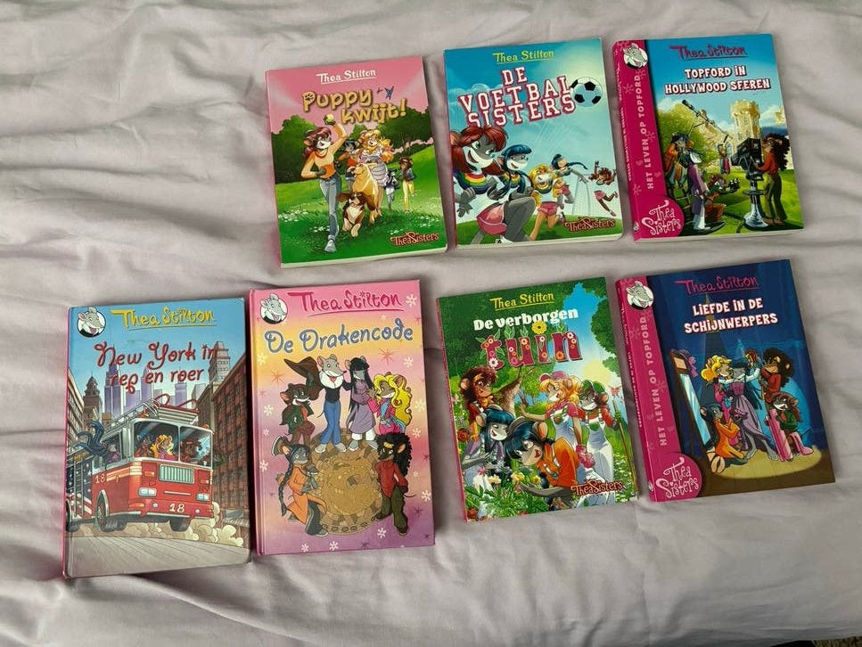 Thea Stilton boeken en Het geheim van het dierenasiel, Ophalen of Verzenden, Gelezen, Fictie