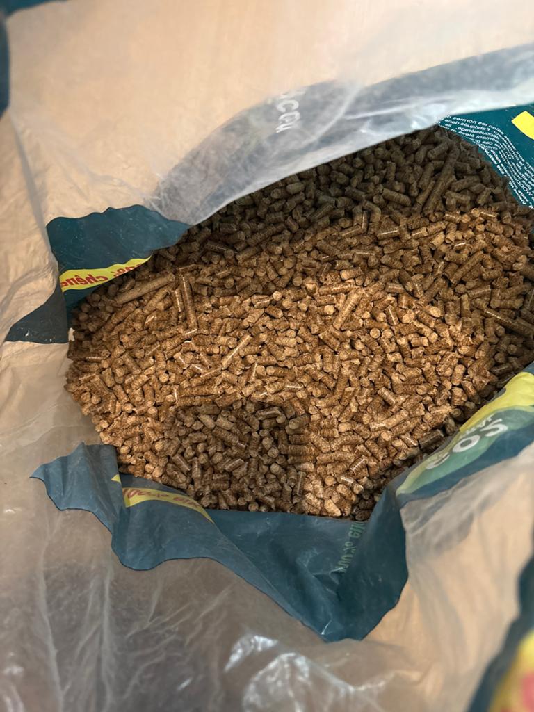 Halve zak houtpellets (15 KG), Ophalen of Verzenden