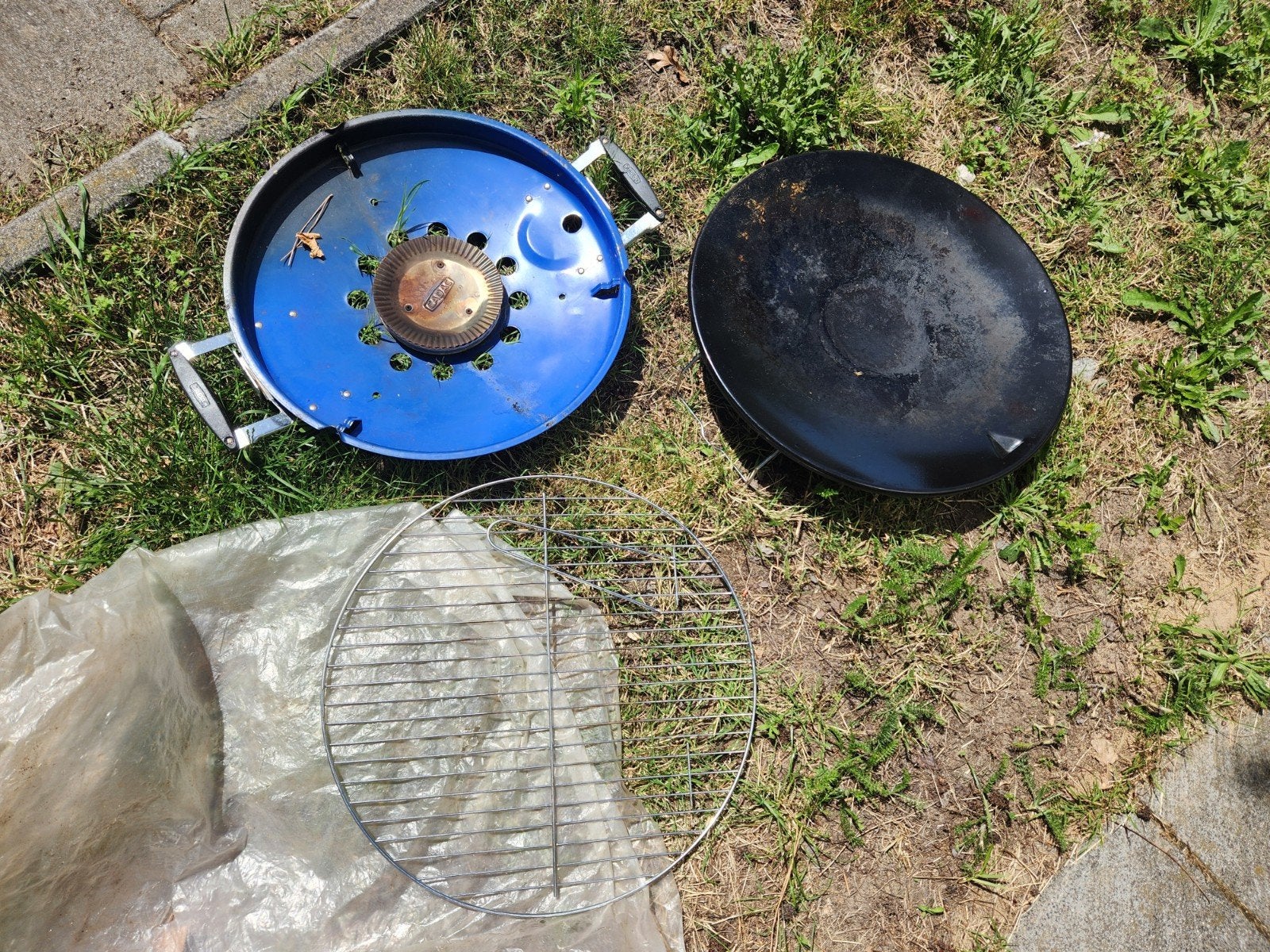 Skottelbraai - Oud model, nog prima functioneel, Ophalen of Verzenden, Gebruikt
