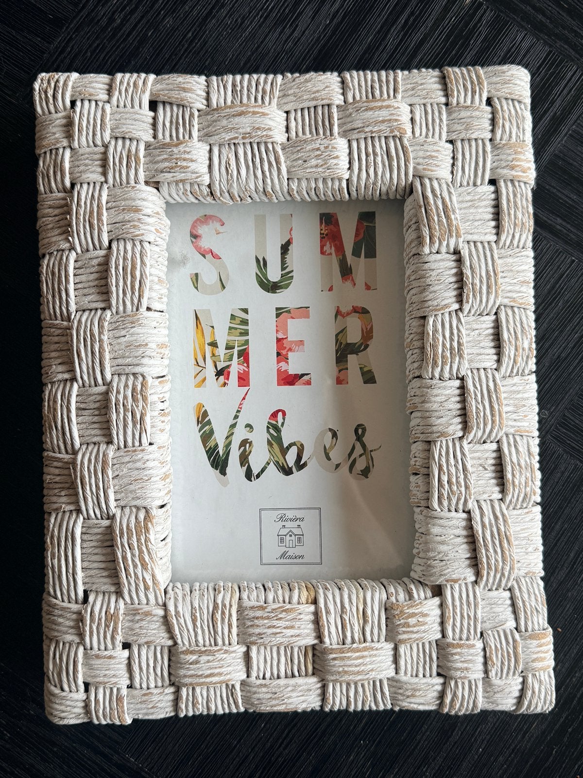 Rivièra Maison Tropical treasure fotolijst, Standaard fotolijst, Zo goed als nieuw, Met glas, Overige materialen